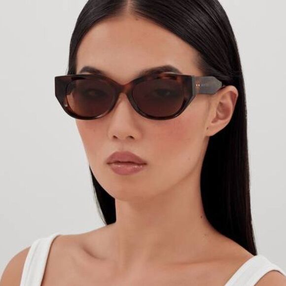 NEW GUCCI GG1532SA 004 PINK BROWN SUNGLASSES - Picture 4 of 11